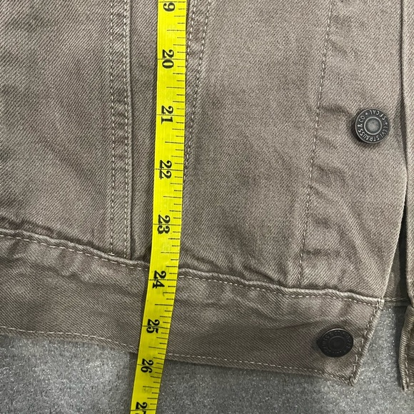 [M]Levi Strauss Brown Vintage Fit Denim Jean Trucker Jacket - Picture 6 of 9
